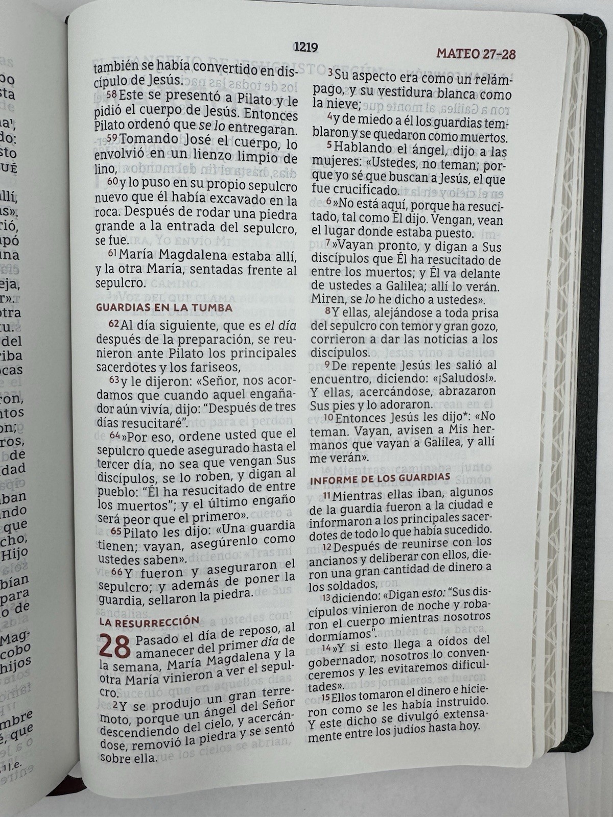 NBLA, Biblia para la Lectura Pública, Versificada, Letra Grande, Piel de Cabra,