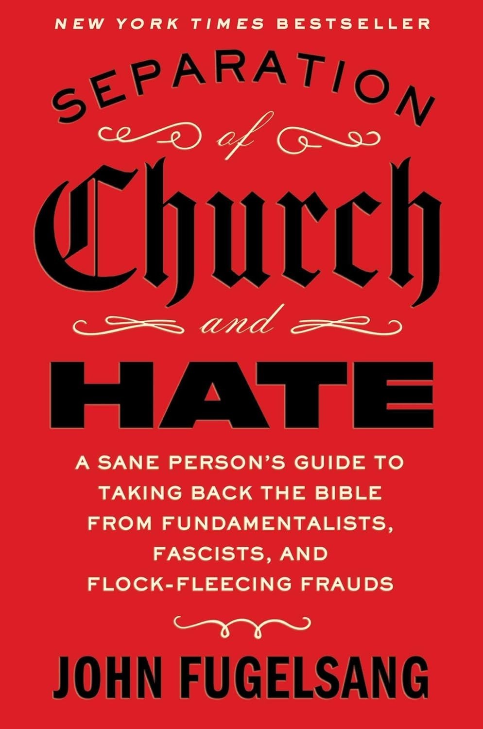 Separation of Church and Hate By John Fugelsang Paperback US STOCK