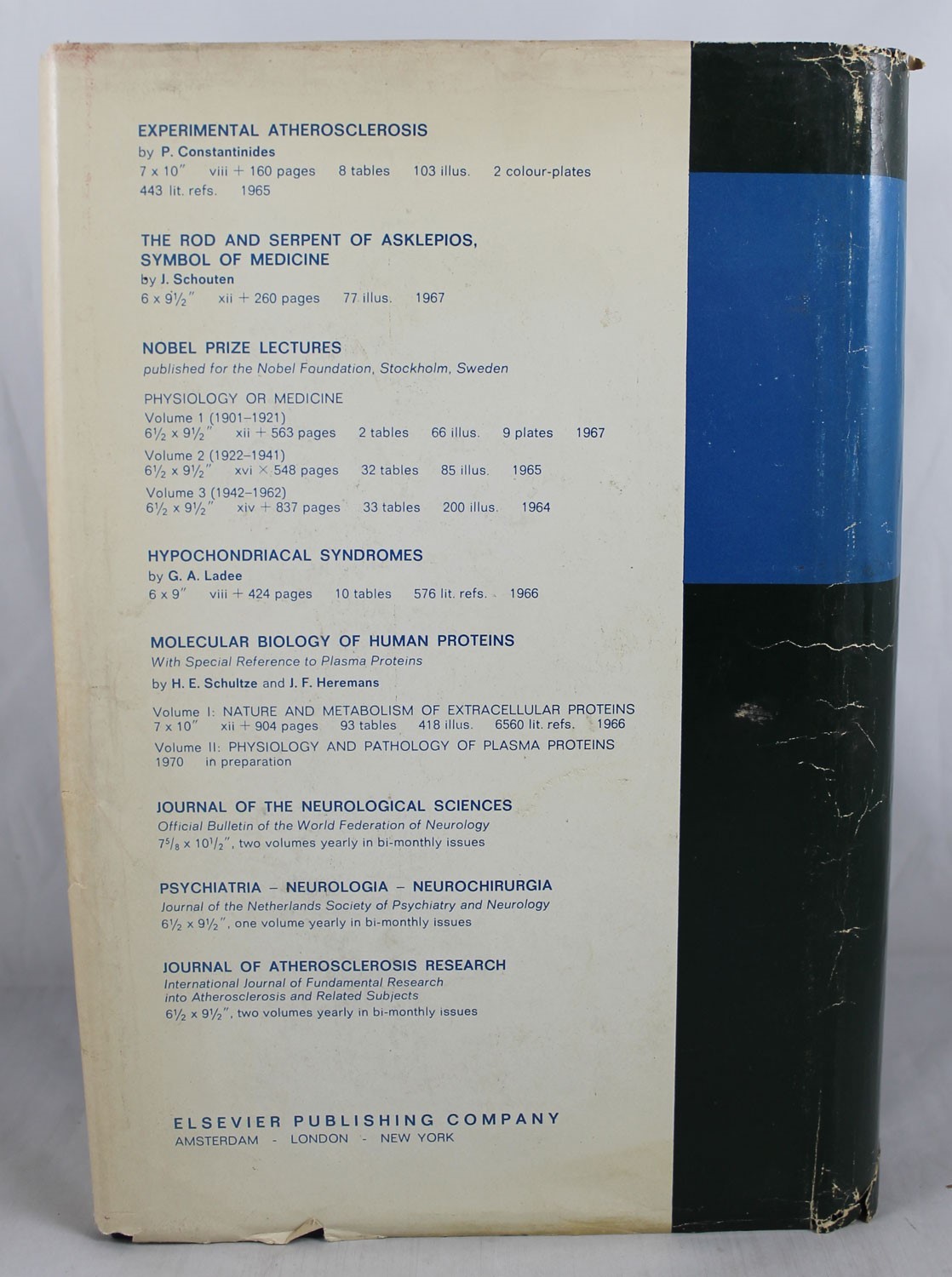 1969 Atherosclerosis: Pathology, Physiology, Aetiology, Diagnosis And Clinical..