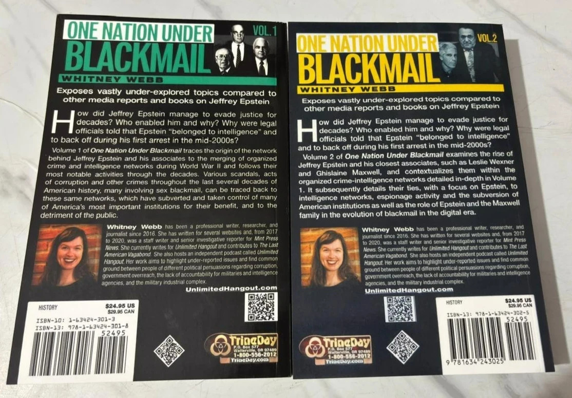 One Nation Under Blackmail – Vol. 1 & Vol. 2 by Whitney Alyse Webb, Paperback…